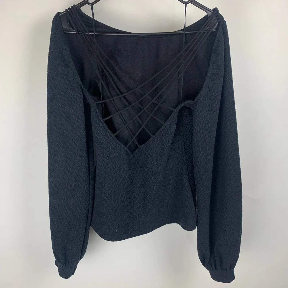 Free People Strappy Open Back Blouse - Picture 5 of 5